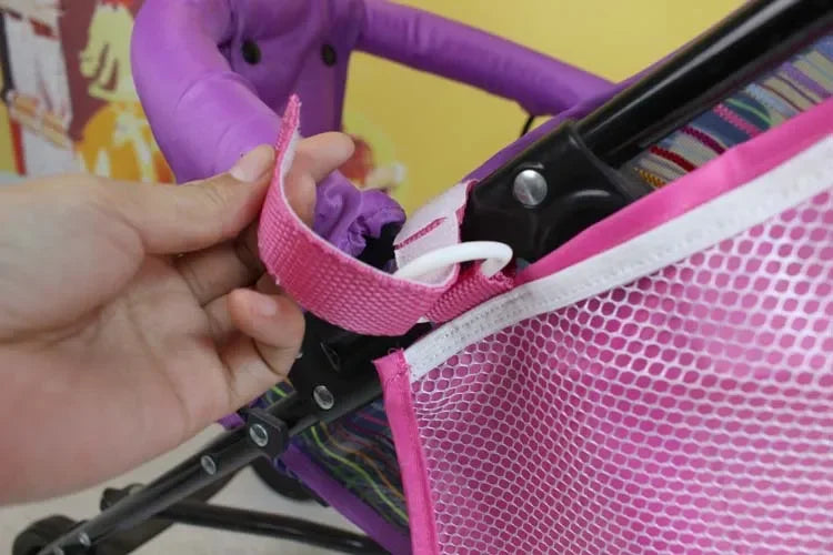 Universal Stroller Side Organizer with Large Capacity Mesh Storage