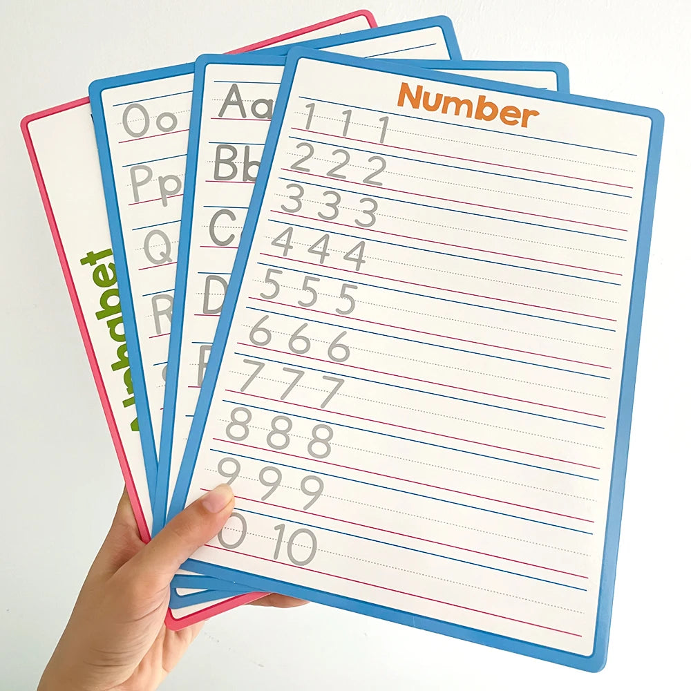 Reusable Dry Erase Handwriting Practice Board for Kids