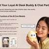 Interactive AI Plush Robot with LED Eyes & Voice Control