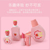 Wooden Pretend Play Makeup Set with Dressing Table & Makeup Bag
