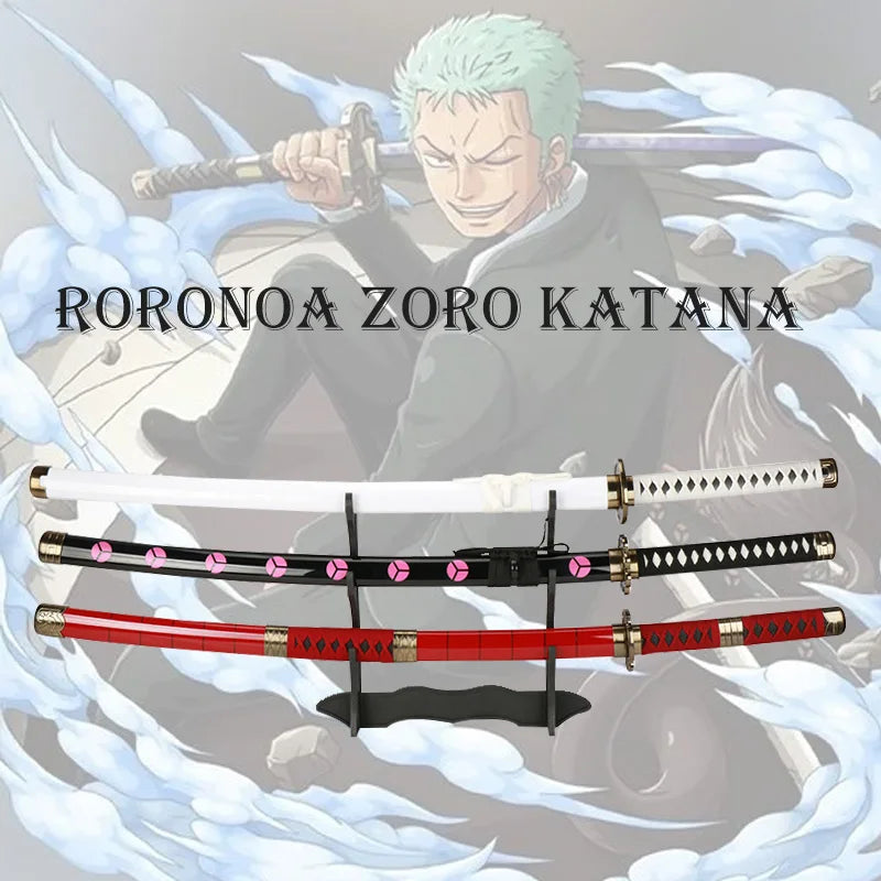 One Piece Roronoa Zoro Bamboo Katana Cosplay Sword