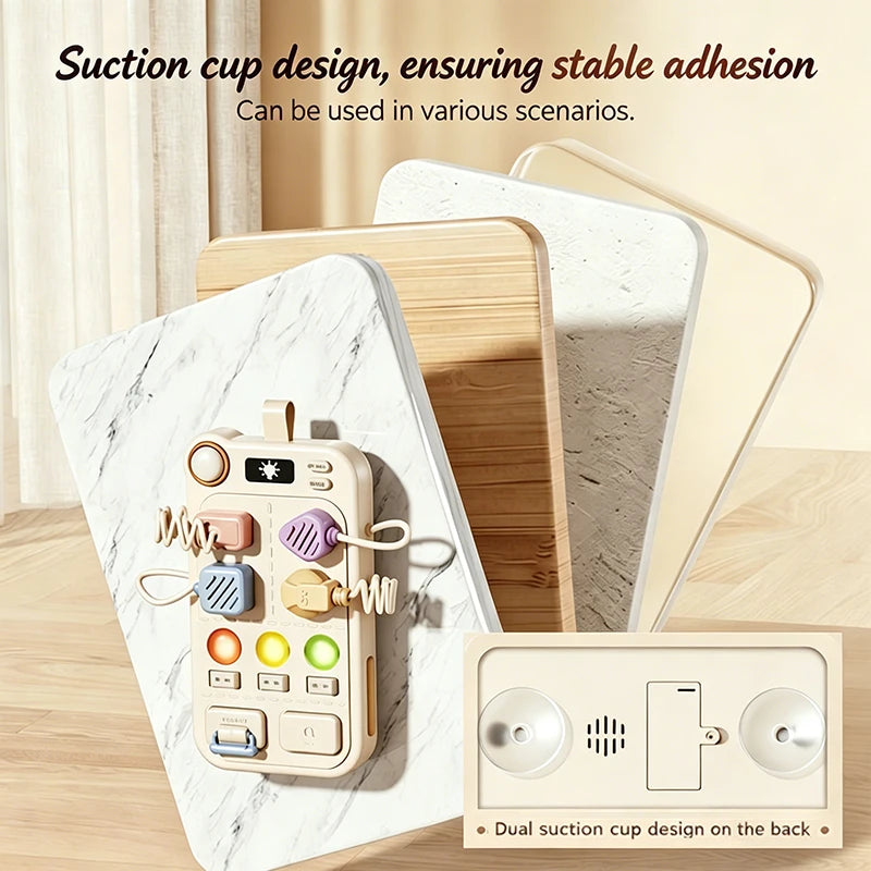Montessori Busy Board with Plug Socket Sensory Toy for Toddlers
