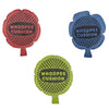 Three colorful Whoopee Cushion joke toys in red, blue, and lime green.
