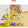 Kids Pretend Play Cleaning Set with Working Toy Vacuum
