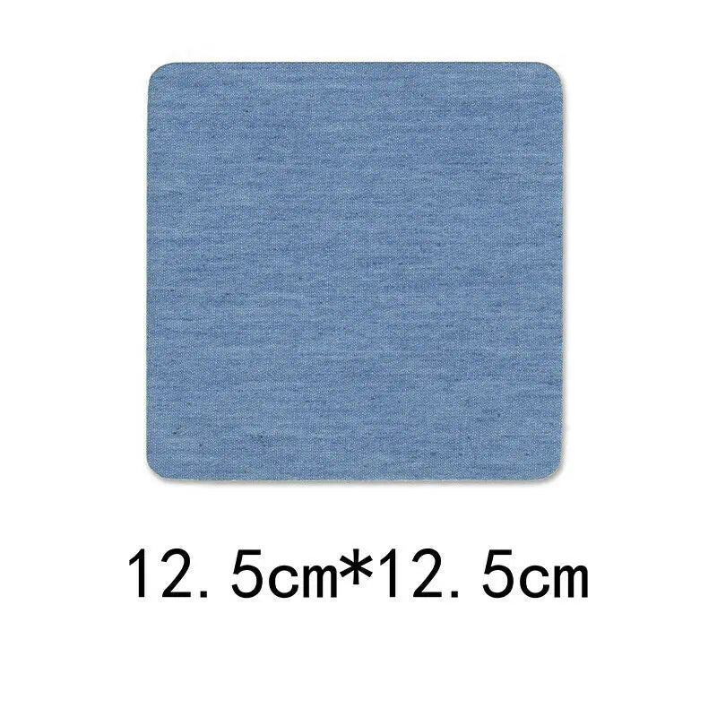 Iron-On Denim Patches for Jeans Repair & DIY Crafts
