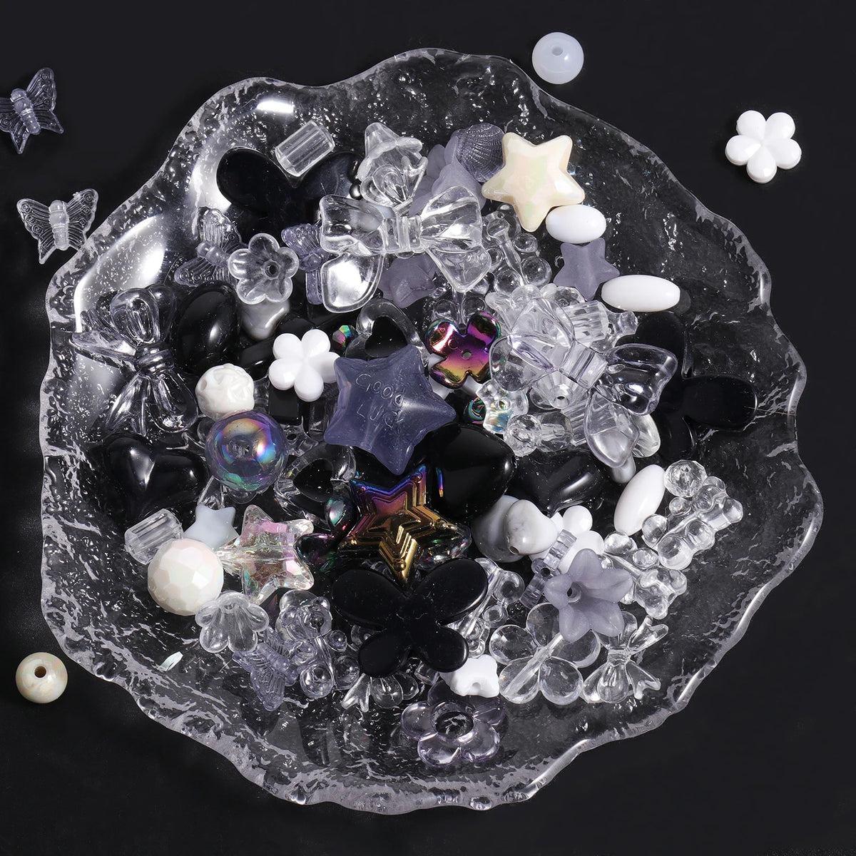 Colorful Assorted Acrylic Beads for DIY Jewelry Making