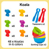Dinosaur Counting and Sorting Toy Set for Toddlers