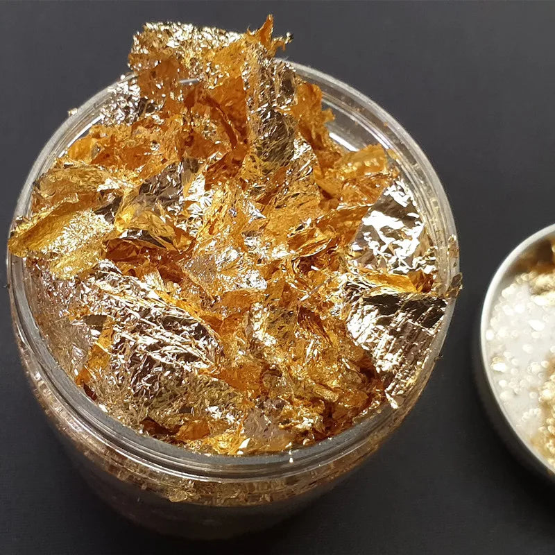 Metallic Foil Flakes for Crafts, Nail Art & DIY Projects