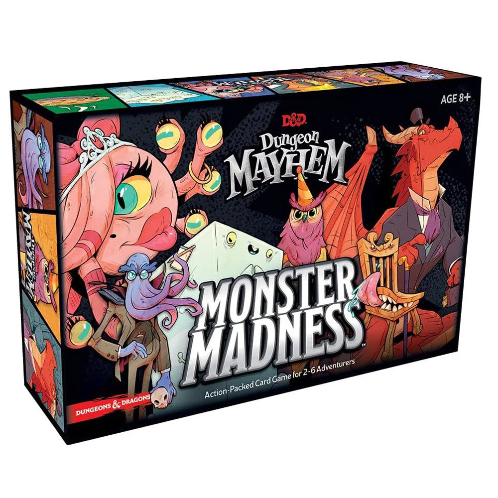 Box of D&D Dungeon Mayhem Monster Madness action-packed card game for 2-6 adventurers