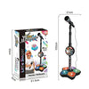 Kids Karaoke Microphone Stand Set with Party Lights