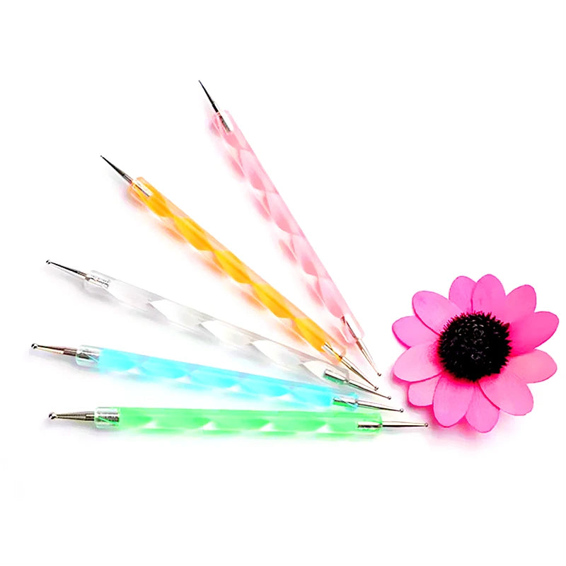Mandala Dotting Tools Set with Stencils & Dot Pens for Rock Painting and DIY Art