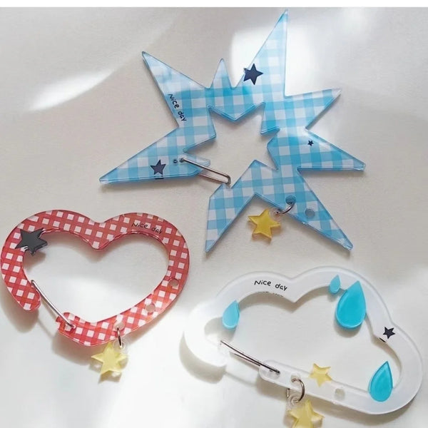 Calico Critters Heart Charm Keychain