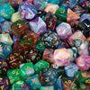 7-Piece Polyhedral Glitter Dice Set for Dungeons & Dragons