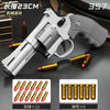 Mechanical Soft Bullet Revolver Toy Gun with Shell Ejection