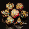 Handmade Resin Sharp Edge Dice Set for RPG Games