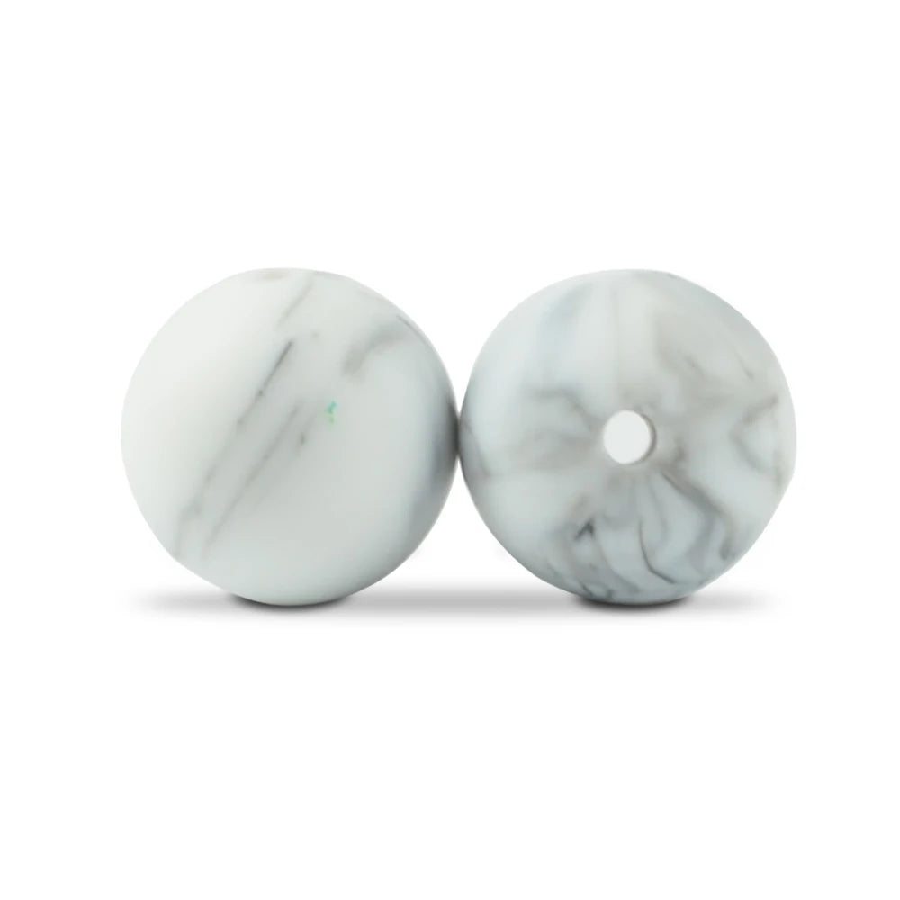 Food-Grade Silicone Beads for Jewelry Making (50-Pack)