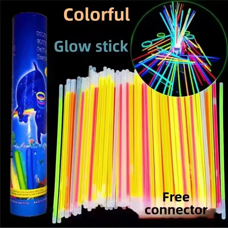 Multicolor Glow Sticks for Parties and Events