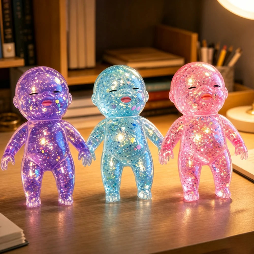 Glitter Squishy Fidget Toy – Slow-Rising Stress Relief Decor