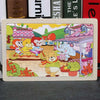 A colorful illustration of various woodland animals, including a fox, bear, and other creatures, designed as a 24-piece woode