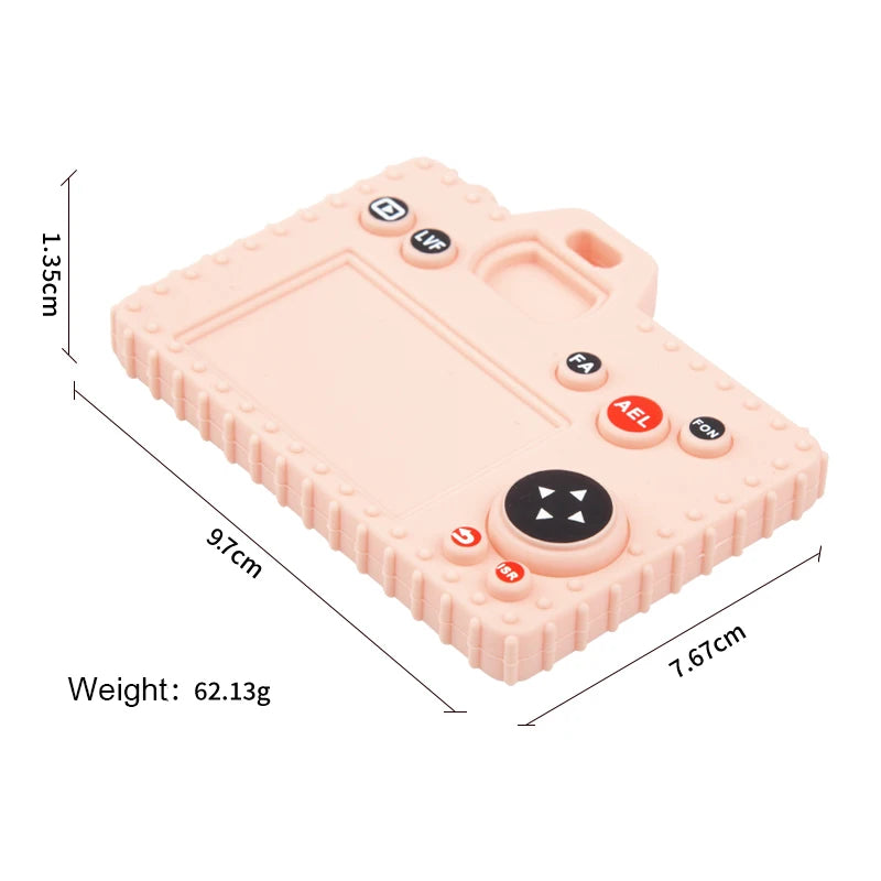 Silicone Remote Control Teether for Baby Teething Relief