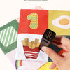 Sensory Tissue Box Toy with Crinkle Paper and Silky Scarves