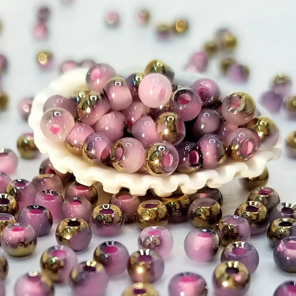 Colorful Glass Beads Jewelry Making Kit – 130 Pieces