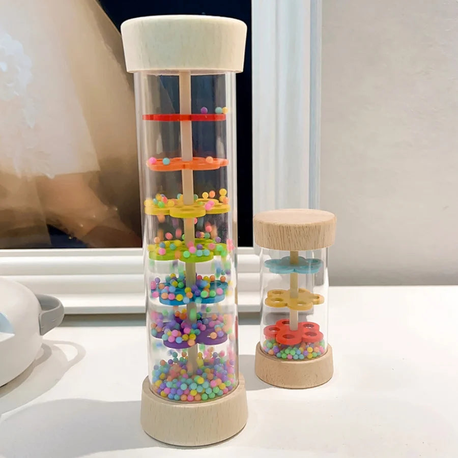 Wooden Rainmaker Sound Toy for Kids