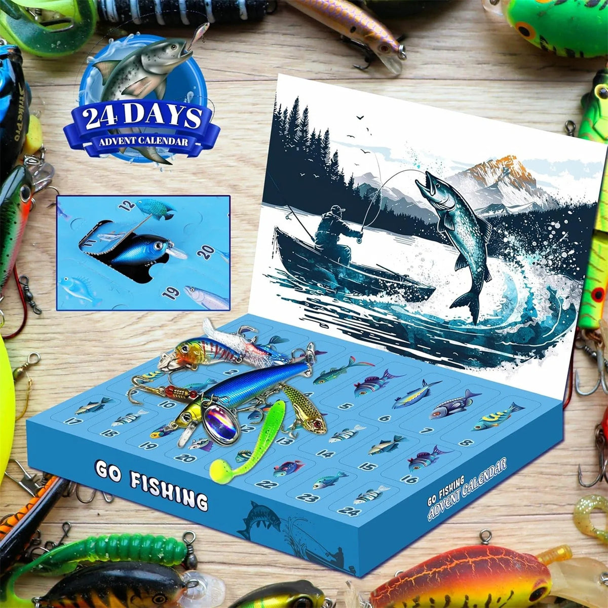 Fishing Lure Advent Calendar – 24 Days of Tackle Surprises