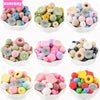 Silicone Focal Beads Set with Flower & Leaf Shapes for Jewelry Making