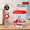 Mini Arcade Claw Machine with Lights and Music for Kids