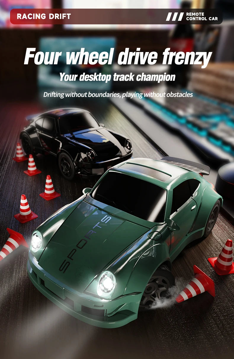 Mini RC Drift Car – 2.4GHz 4WD Remote Control Racing Car for Kids