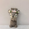 Handmade Amigurumi Plush Toy Set – Fox, Cow & Lamb Sleeping Dolls