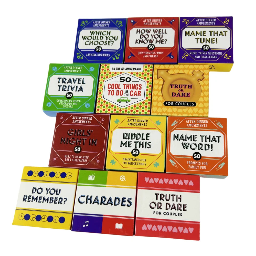 Mini Truth or Dare Card Game – 13 Party Classics in One Deck
