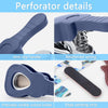 Guitar Pick Punch Kit with 15 Blank Pick Strips