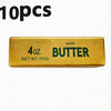 A rectangular gold butter stick with the label 4oz salted butter and net wt. (113g).