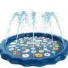 Animal Alphabet Inflatable Splash Pad for Kids
