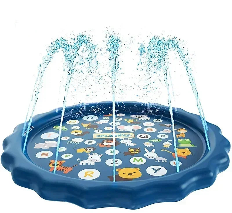 Animal Alphabet Inflatable Splash Pad for Kids