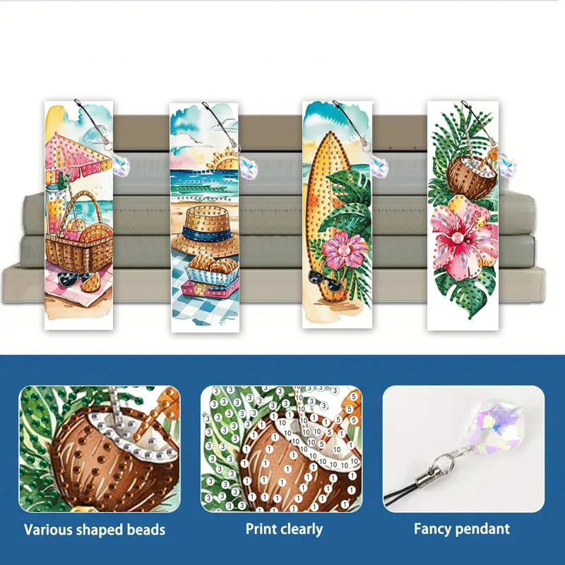 DIY Diamond Art Bookmark Craft Kit