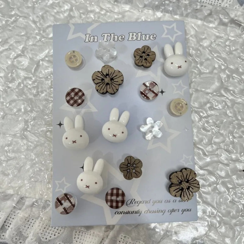 Miffy Flower Shoe Charms – Cute & Creative Clog Decorations