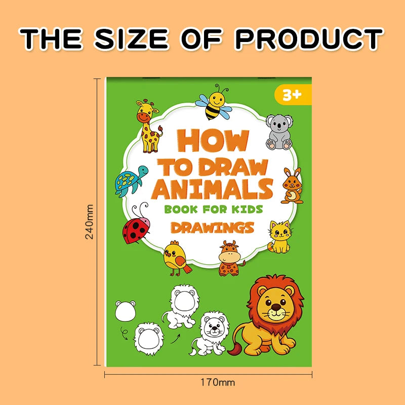 Learn to Draw Animals – 96 Step-by-Step Tutorials for All Ages