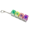 LED Crystal Keyboard Keychain Fidget Toy