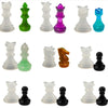 3D Chess Piece Silicone Mold Kit for Resin Casting and DIY Craft