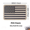 Reflective American Flag Tactical Patch with Glow-in-the-Dark Detail