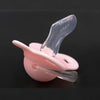 Silicone Baby Pacifier with Flower Design and Protective Cover