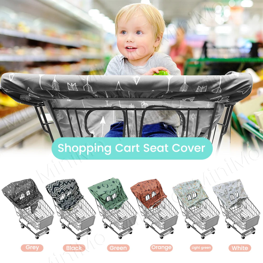 Waterproof Baby Shopping Cart Seat Cover with Travel Bag