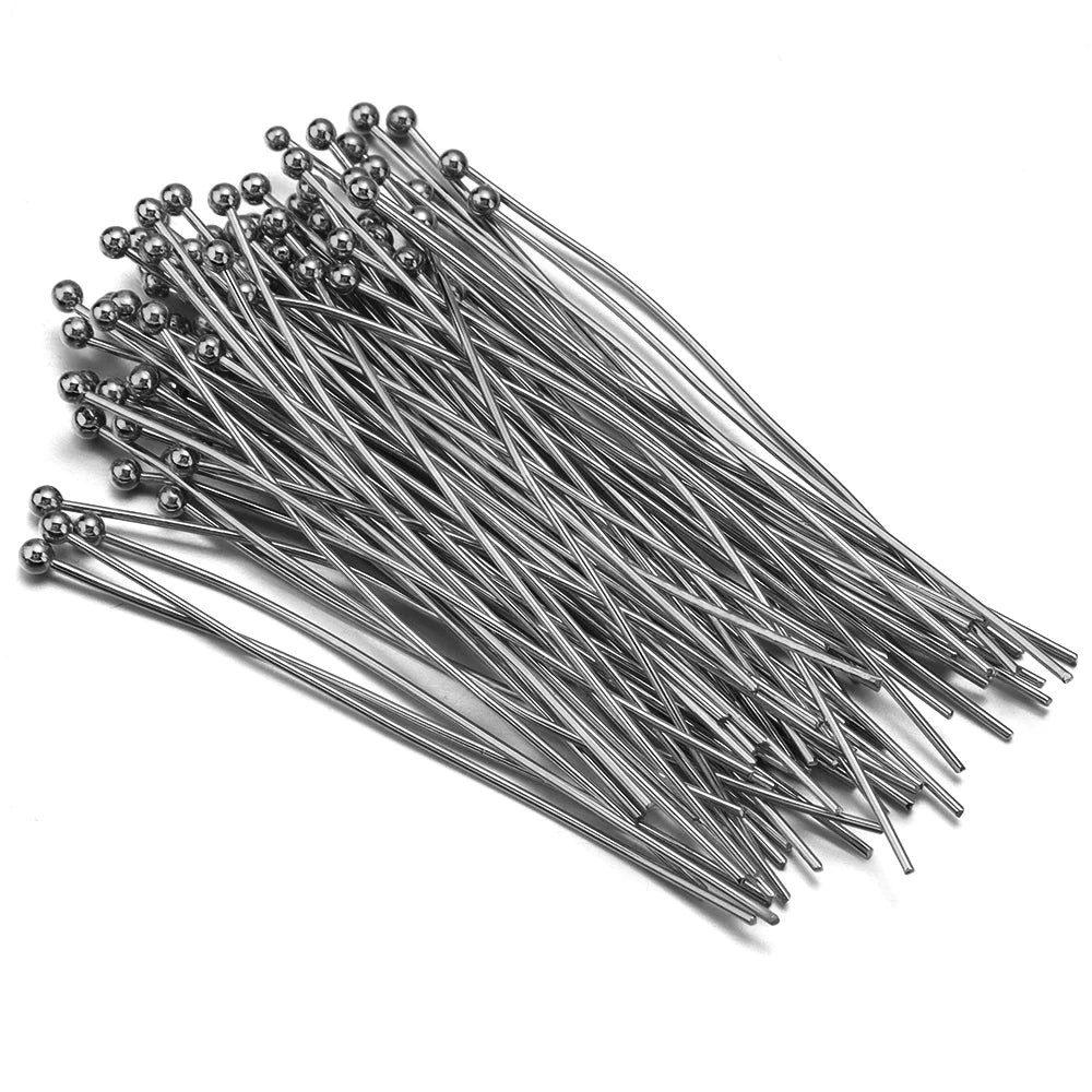 Gold Plated Ball Head Pins for Jewelry Making