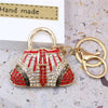 Crystal Rhinestone Handbag Keychain