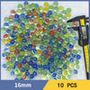 Colorful Glass Marbles Set of 10 for Games, Crafts, and Decor