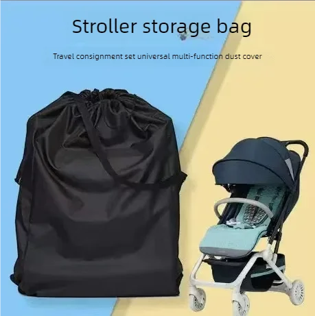 Universal Stroller Storage Bag – Dustproof Travel Cover for Baby Carts