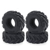 1.0" Mud Terrain Tires for 1/18 & 1/24 RC Crawlers (4-Pack)